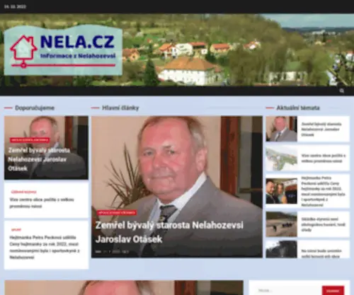 Nela.cz(Informace z Nelahozevsi) Screenshot