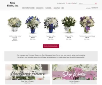 Nelaflorist.net(Flower Delivery by Nela Florist) Screenshot