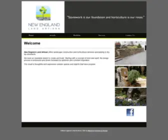 Nelandartisan.com(New England Land Artisan) Screenshot