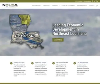 Nelea.us(Northeast Louisiana Economic Alliance) Screenshot