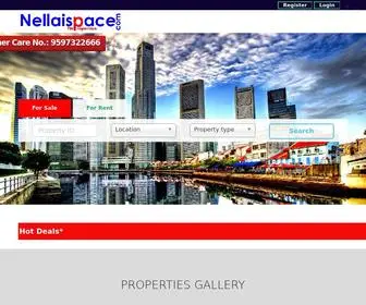 Nellaispace.com(Real Estate Tamilnadu) Screenshot