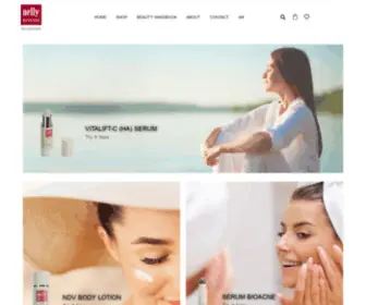 Nellydevuyst-SA.com(Nelly De Vuyst Organic Skin Care Products In KSA) Screenshot