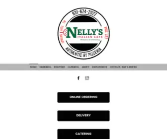 Nellysitaliancafe.com(AUTHENTIC NY Pizzeria x Crafted with Love) Screenshot