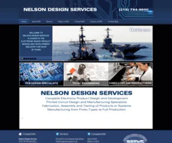 Nelson-Design.com(Electronic Product Design & Development PCB Design Fabrication & Manufacturing) Screenshot