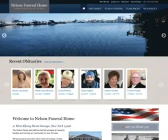 Nelson-Funeralhome.com(Nelson Funeral Home of Oswego) Screenshot