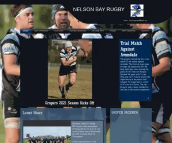 Nelsonbaygropers.org.au(Nelson Bay Rugby) Screenshot