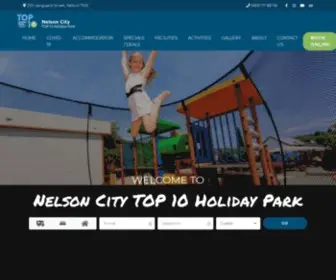 Nelsoncitytop10.co.nz(Nelson City TOP10) Screenshot