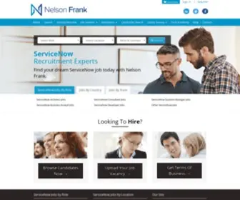 Nelsonfrank.com(Experts in ServiceNow Recruitment) Screenshot