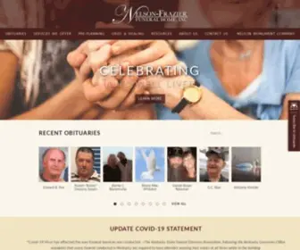 Nelsonfrazierfuneralhome.com(Nelson-Frazier Funeral Home, Inc) Screenshot