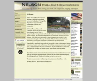 Nelsonfuneralhome.net(Nelson Funeral Home & Cremation Services) Screenshot