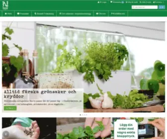 Nelsongarden.se(Vi vill förenkla ditt odlande för att du ska kunna odla mer) Screenshot