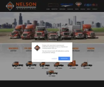 Nelsonleasing.com(Nelson International Trucks) Screenshot