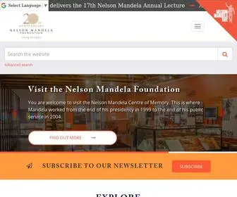 Nelsonmandela.org(Nelson Mandela Foundation) Screenshot