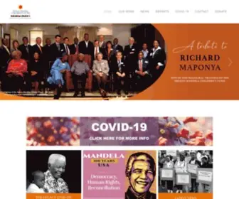 Nelsonmandelachildrensfund.com(Nelson Mandela Childrens Fund) Screenshot