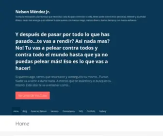 Nelsonmendez.net(Sitio Oficial Nelson Mendez II) Screenshot