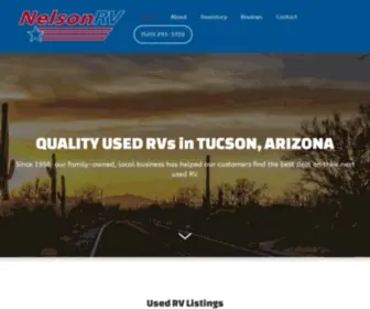 Nelsonrv.com(New & Used RVs in Tucson) Screenshot