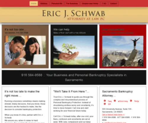Nelsonschwab.com(Nelson & Schwab Bankruptcy Attorneys) Screenshot