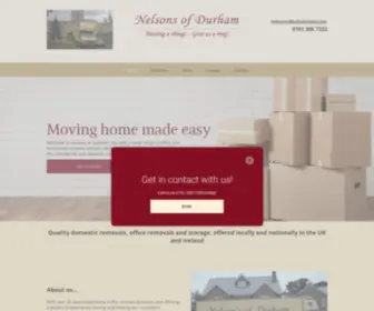 Nelsonsofdurham.co.uk(Moving home) Screenshot