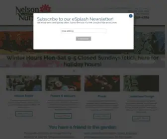 Nelsonwatergardens.com(Nelson Water Gardens & Nursery) Screenshot