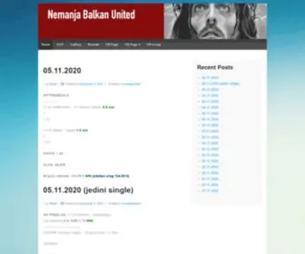 Nemanjabalkanutd.com(Analize i informacije za kladionice) Screenshot