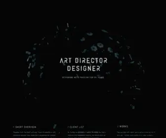 Nemanjaivanovic.com(Art Director) Screenshot