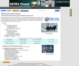 Nemapower.com(NEMA Extreme Power UPS and Conditioners) Screenshot