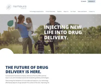 Nemaura.co.uk(Nemaura Pharma) Screenshot