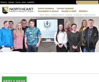Nemcc.edu(Northeast Mississippi Community College) Screenshot