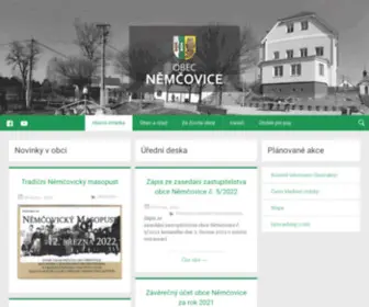 Nemcovice.cz(Obec Němčovice) Screenshot