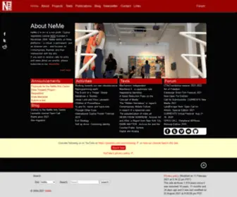 Neme-Imca.org(Independent Museum of Contemporary Art) Screenshot