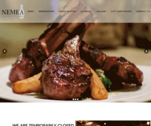 Nemeagreektaverna.com(Welcome at Nemea Greek Taverna) Screenshot