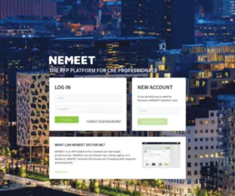 Nemeet.com(NE meet is a collaboration and productivity platform for commercial real) Screenshot