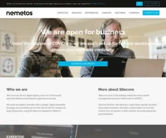 Nemetos.com(Enabling Digital Evolution) Screenshot