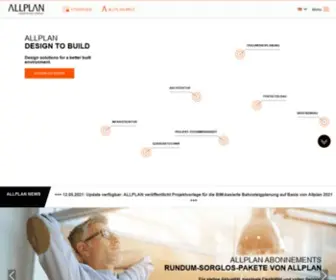 Nemetschek-Allplan.de(ALLPLAN a Nemetschek Company) Screenshot