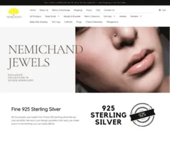 Nemichandjewels.com(Nemichand Jewels) Screenshot