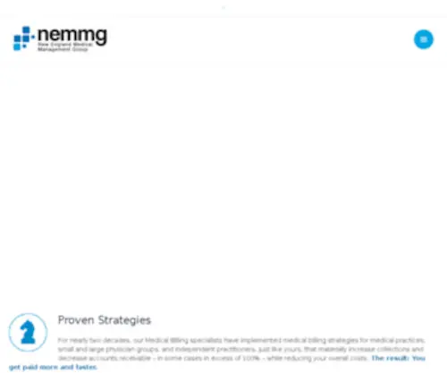 Nemmg.com(New England Medical Management Group) Screenshot