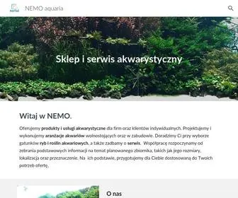 Nemo-Aquaria.pl(Obejrzyj galerię zdjęć z naszych realizacji) Screenshot