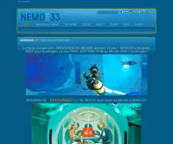 Nemo33.com(Plongée) Screenshot