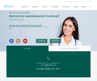 Nemocnice-Mostiste.cz(Domů) Screenshot