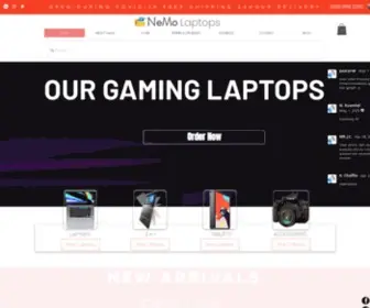 Nemolaptops.com(NeMo Laptops) Screenshot