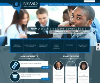 Nemowib.org(NEMO Workforce Development Board) Screenshot