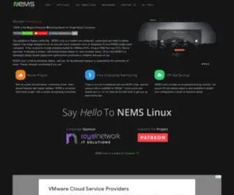 Nemslinux.com(NEMS Linux) Screenshot