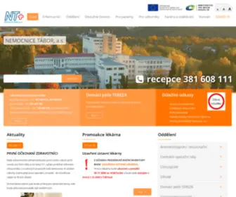 Nemta.cz(Akciová společnost Nemocnice Tábor) Screenshot