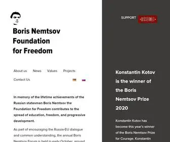 NemtsovFund.org(Фонд) Screenshot