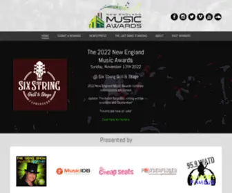 Nemusicawards.com(New England Music Awards) Screenshot