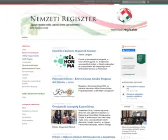 NemZetiregiszter.hu(Nemzeti Regiszter) Screenshot