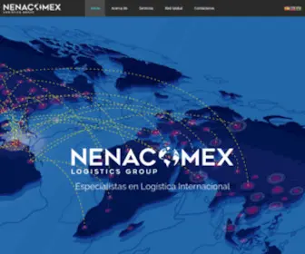 Nenacomex-Group.com(Operador Logístico Internacional) Screenshot