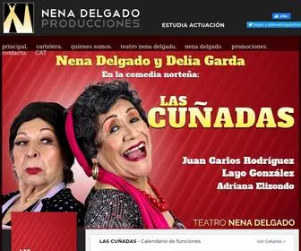 Nenadelgado.com(Ven a divertirte con la comedia de Nena Delgado) Screenshot