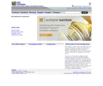 Nenastran.com(NEi Nastran and Femap) Screenshot