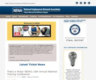 Nenaticket.org(National Employment Network Association) Screenshot